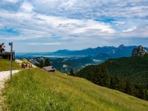Die Aussicht - Die Aussicht auf das Tal und die Allgäuer Berge ist herrlich. • © alpintreff.de - Christian Schön